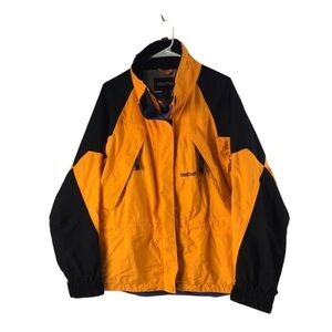 Women’s Marmot Ski Jacket, Yellow and black, Size Large, Winter coat